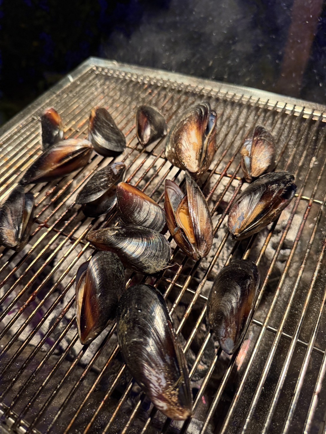 焼いたムール貝